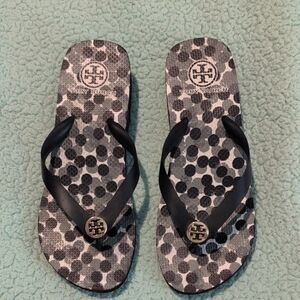 Tory Burch Kids Polka Dot Flip Flops